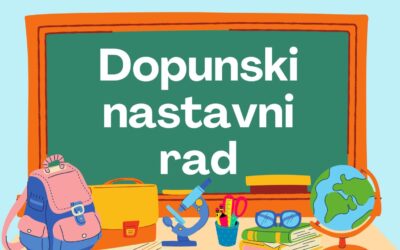 Obavijest učenicima o provedbi dopunskog nastavnog rada