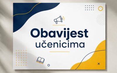 Obavijest učenicima osmih razreda